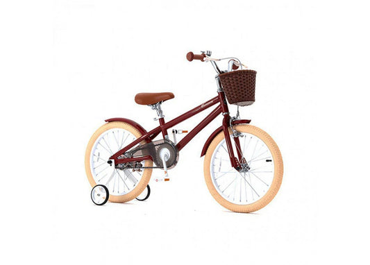 Royal Baby Vintage Style 16'' Kids Bike Macaron Red